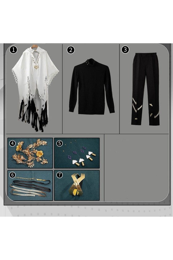 2XXT Cosplay Arknights Andoain The Martyr Caretaker Cosplay Costume